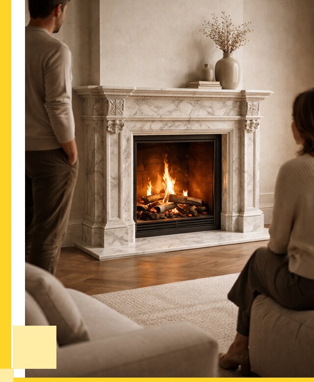 Мраморные камины под ключ в Курске от 260600 р. | ЭриданКус