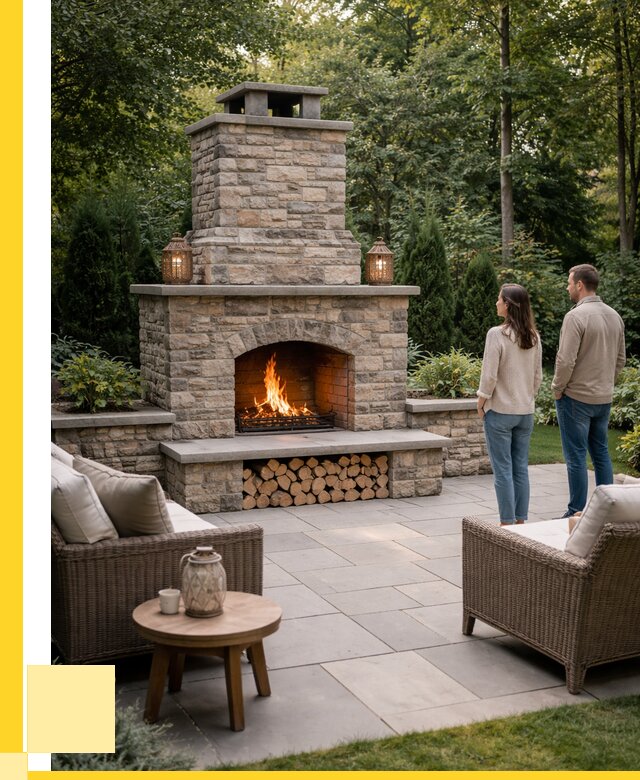 Уличные камины из кирпича в Курске от 156360 р. | ЭриданКус