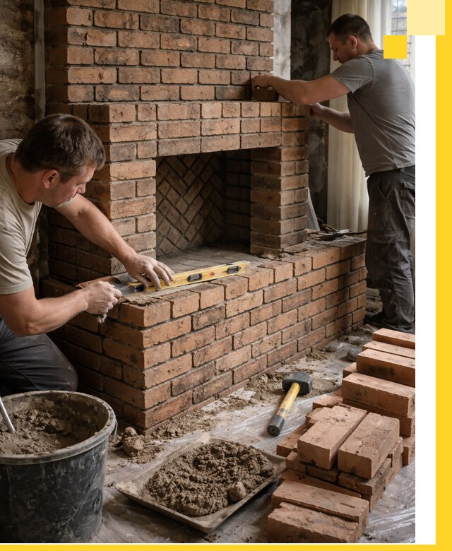 Изготовление и установка кирпичных каминов в Курске