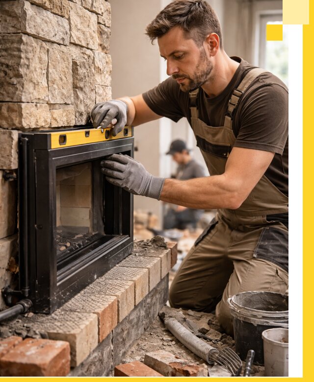 Дровяные камины под ключ в Курске: монтаж, обустройство