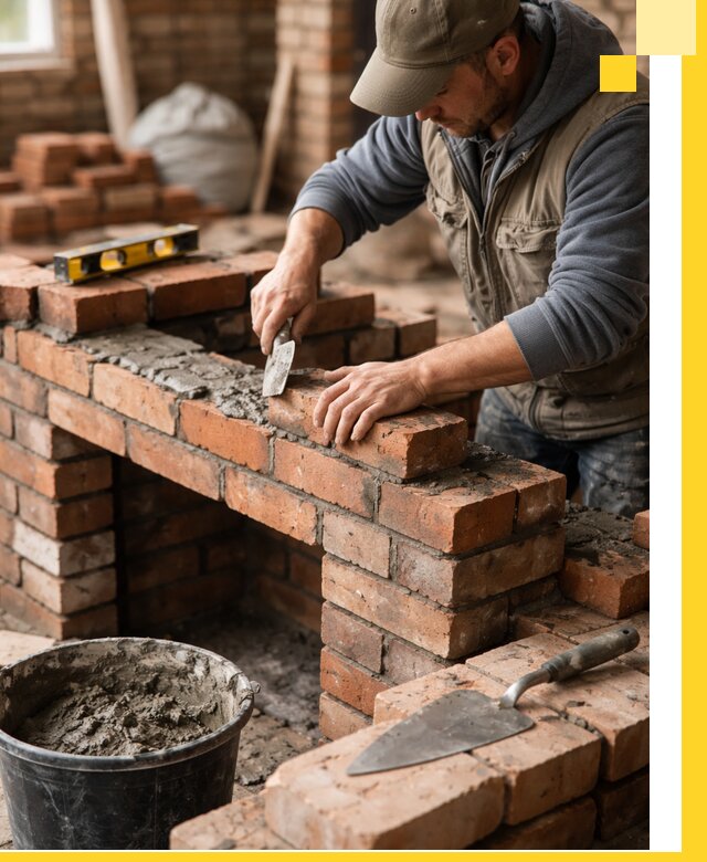 Кладка каминов под ключ в Курске профессиональная отделка и монтаж