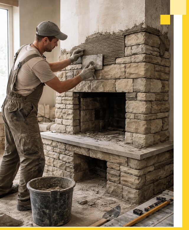 Строительство каминов под ключ в Курске от проектирования до монтажа