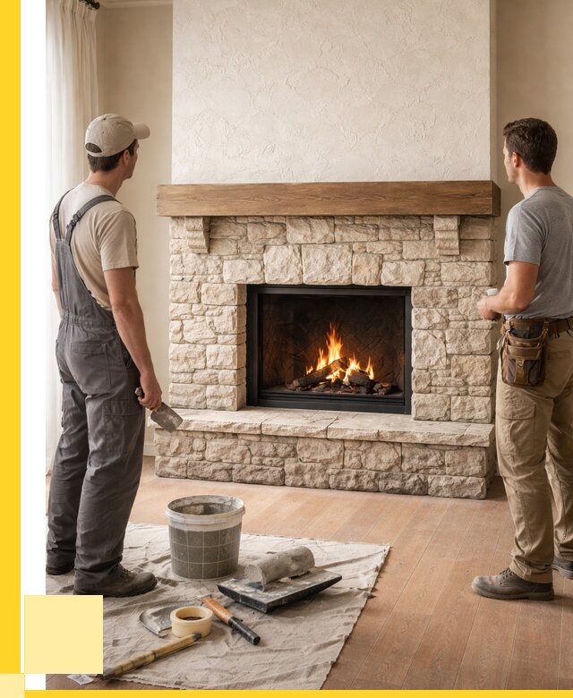 Отделка каминов в Курске от 6776 р. под ключ | ЭриданКус