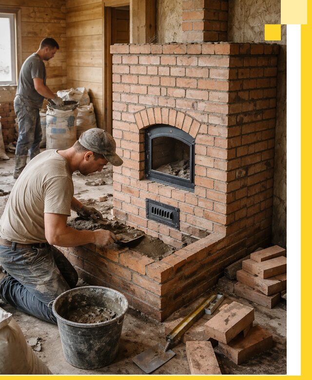Профессиональное строительство печей в Курске под ключ