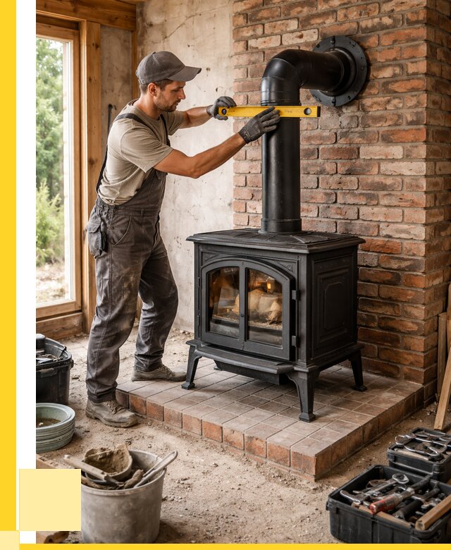 Монтаж печей установка банной печи в Курске от 15636 р. | ЭриданКус