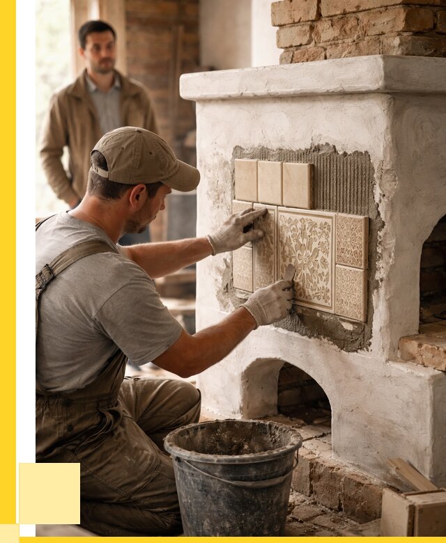 Отделка печей и банных печей в Курске от 36484 р. | ЭриданКус