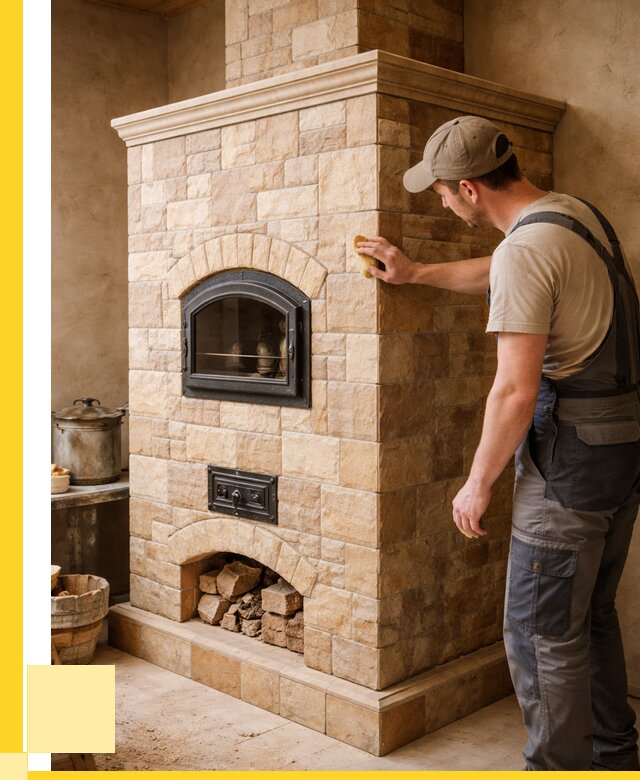 Облицовка печей в Курске от 4691 р. под ключ | ЭриданКус