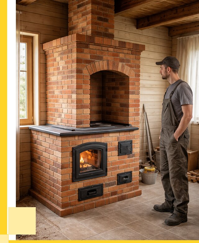Кирпичные печи в Курске: купить от 156360 р. | ЭриданКус