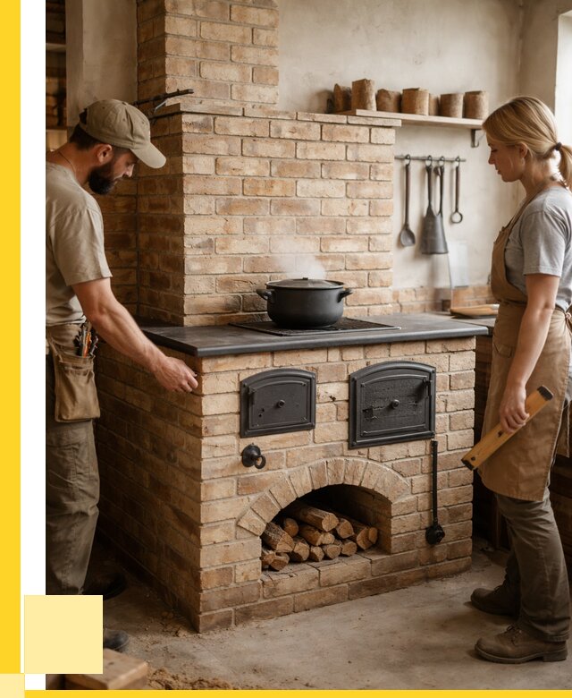 Варочно отопительные печи в Курске от 93816 р. | ЭриданКус