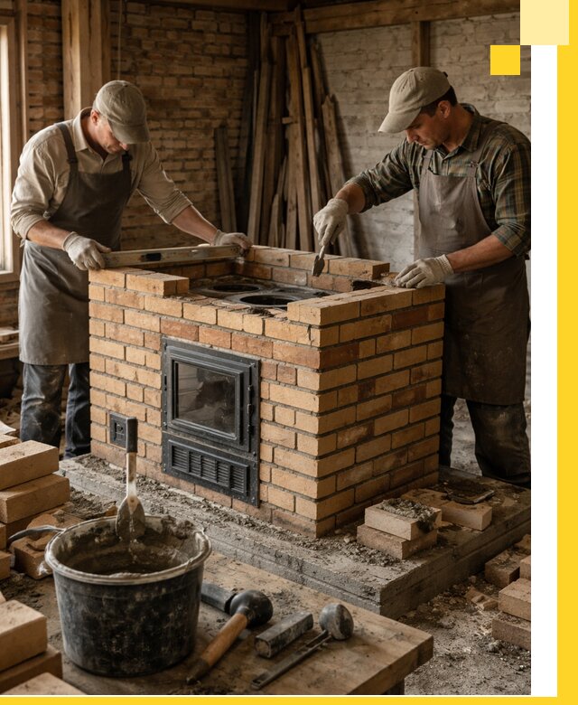 Изготовление и установка варочных печей под ключ в Курске