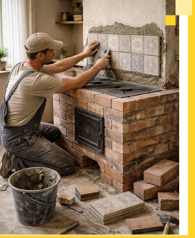 Печи с плитой на заказ монтаж гарантия и сервис в Курске