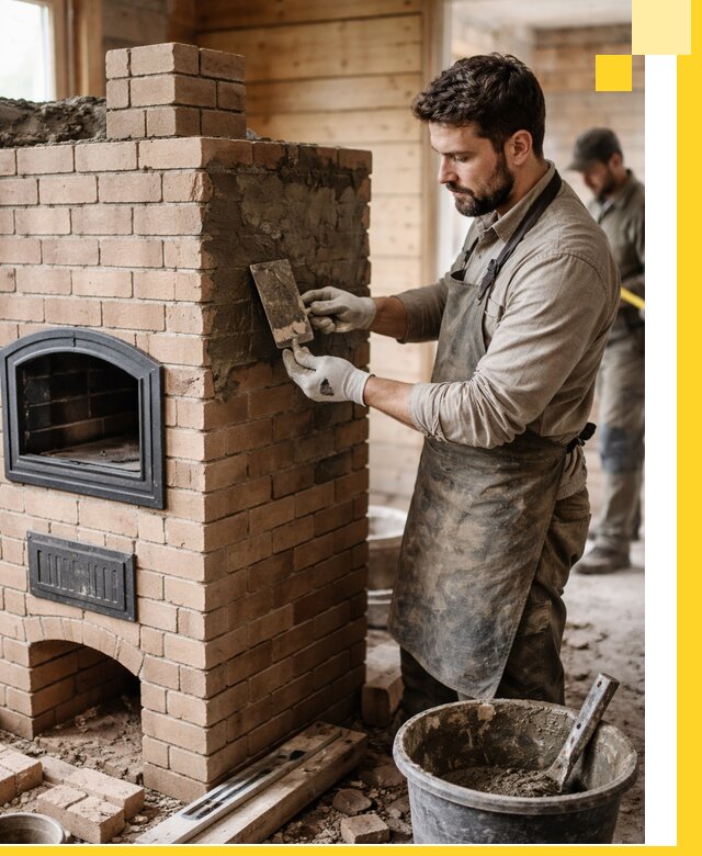 Изготовление и установка печей-шведок под ключ в Курске