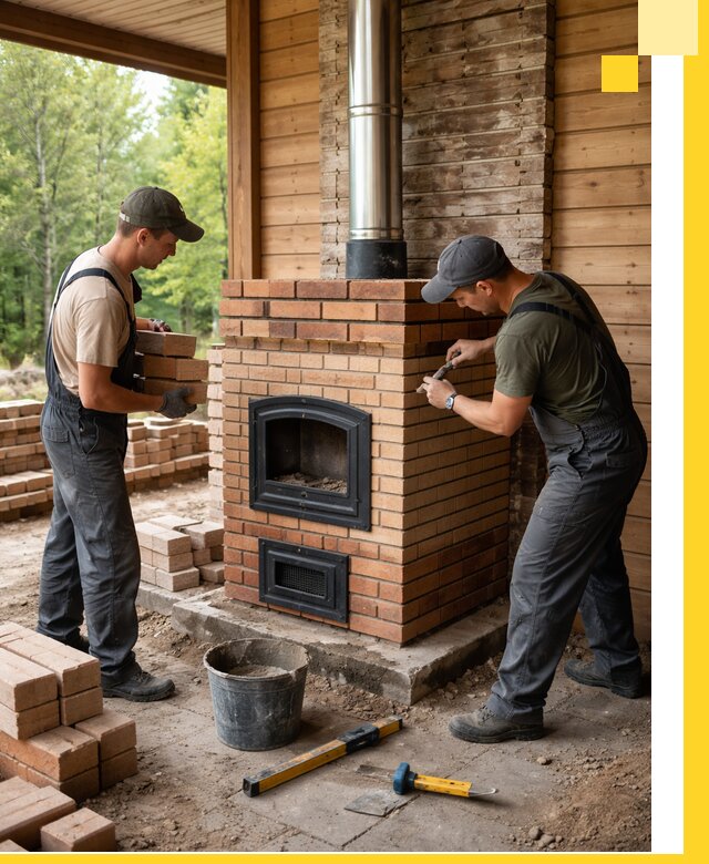 Производство и установка дачных печей под ключ в Курске