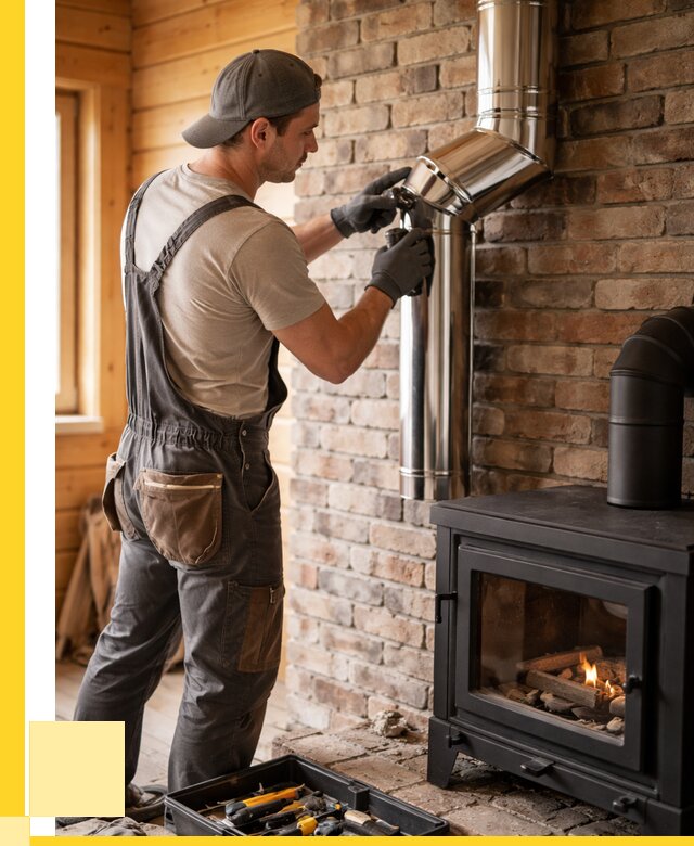 Монтаж дымоходов для печей в Курске от 7818 р. | ЭриданКус