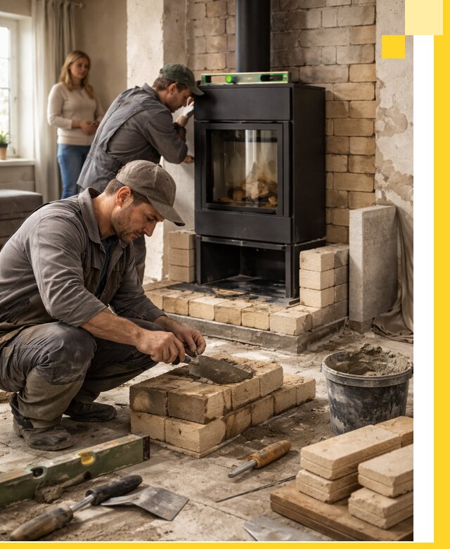 Печи и камины под ключ: проект, установка в Курске