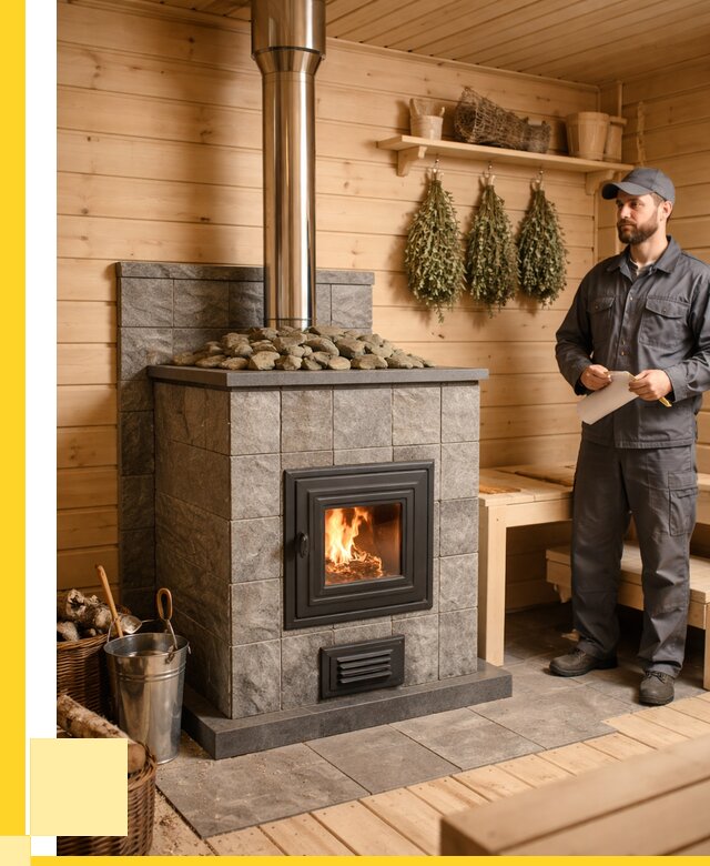 Печи для бани под ключ в Курске от 125088 р. | ЭриданКус