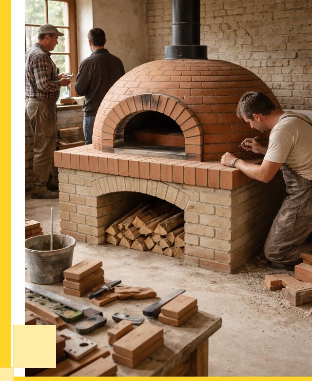 Помпейская печь дровяная для пиццы в Курске | ЭриданКус от 208480 р.