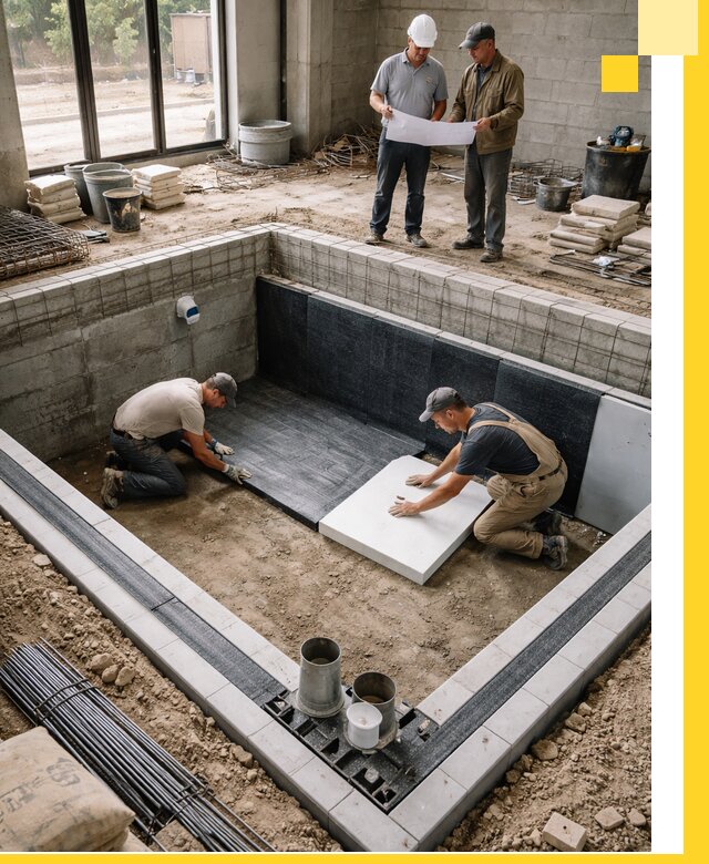 Проекты частных и общественных бассейнов под ключ в Курске