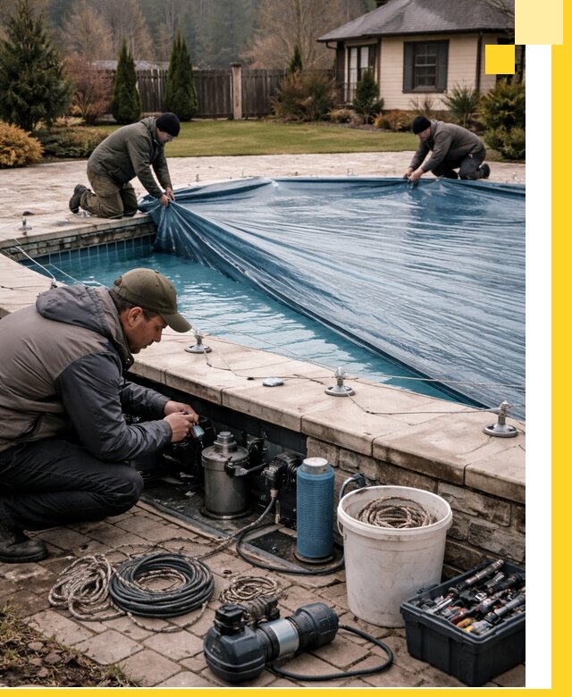 Консервация бассейнов в Курске: подготовка к длительному хранению