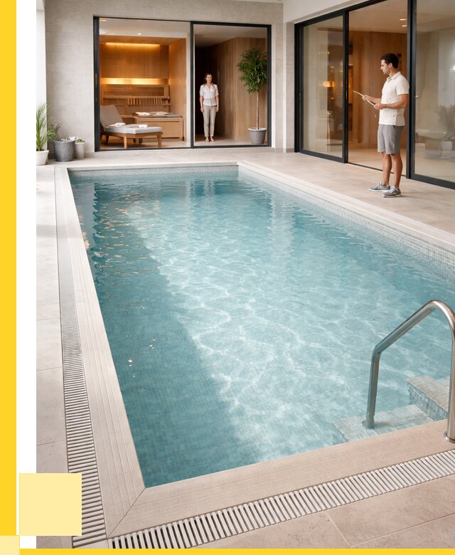 Отделка бассейна пленкой ПВХ в Курске от 3648 р. - ЭриданКус