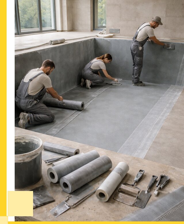 Гидроизоляция бассейнов в Курске от 2085 р., ЭриданКус