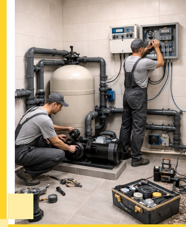 Монтаж оборудования для бассейнов в Курске от 41696 р. | ЭриданКус