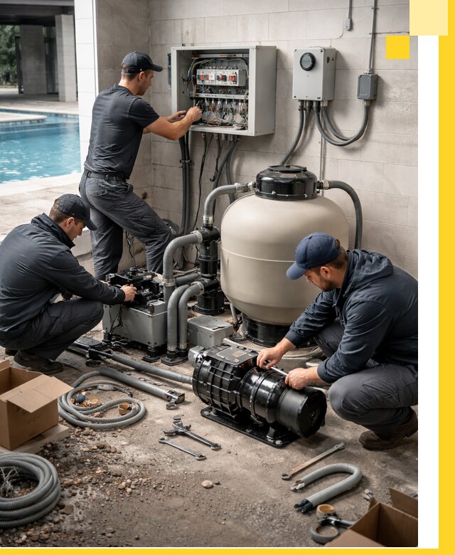 Профессиональный монтаж оборудования для бассейнов в Курске