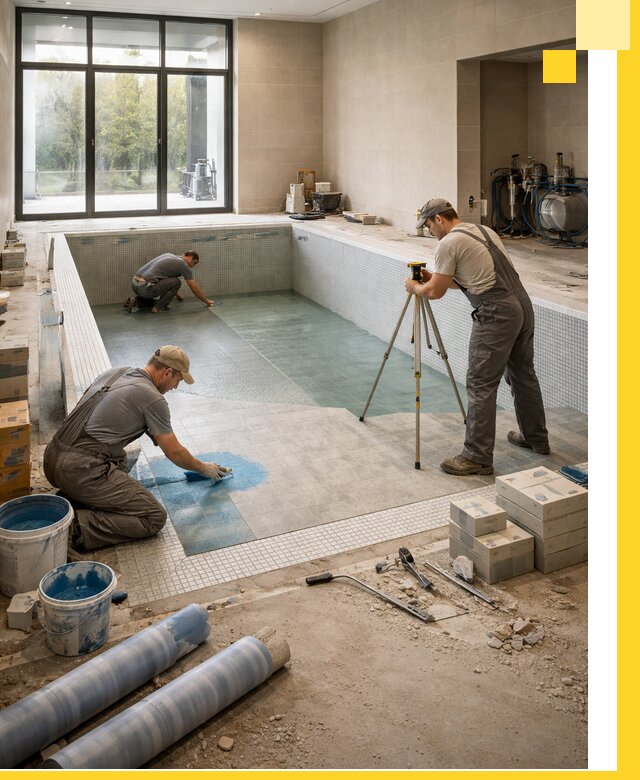 Проект и строительство закрытых бассейнов в Курске под ключ