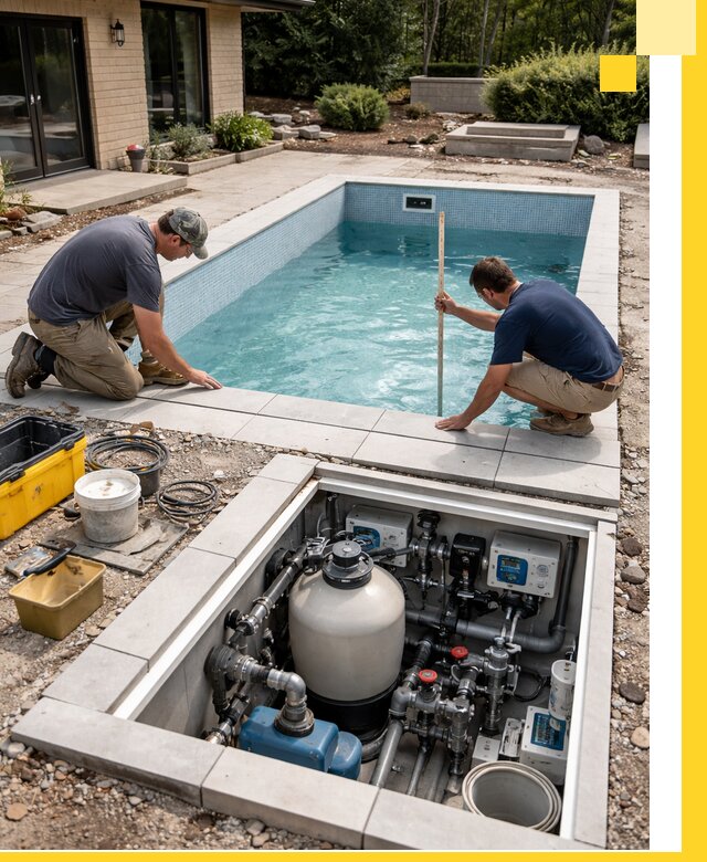 Строительство качественных домашних бассейнов под ключ в Курске