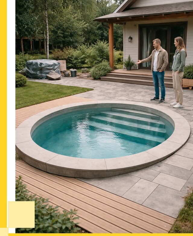 Бассейн на даче под ключ в Курске от 208480 р., ЭриданКус