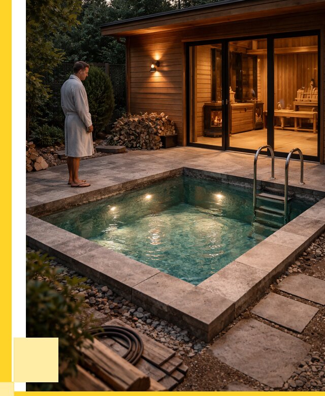 Бани с бассейном под ключ в Курске от 99028 р. | ЭриданКус