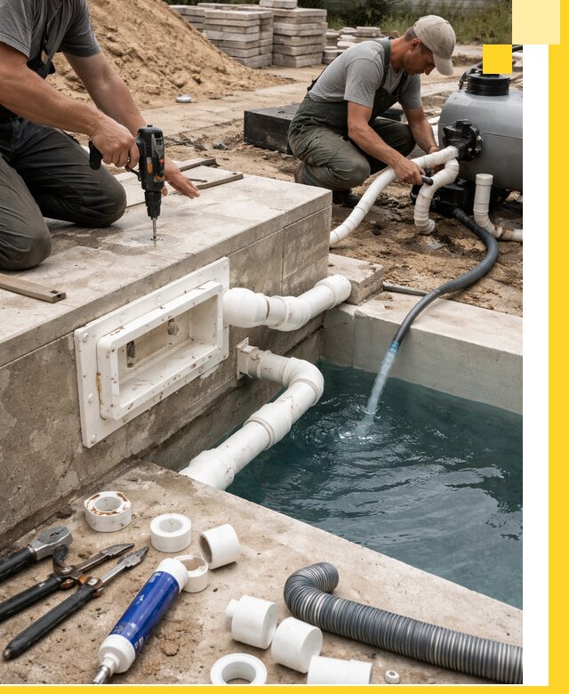 Строительство скиммерных бассейнов под ключ в Курске