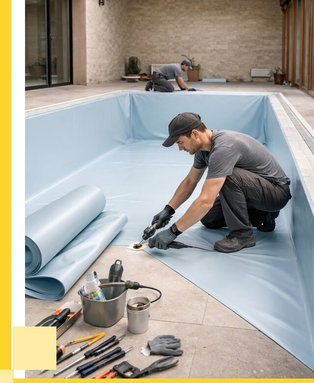 Пленка ПВХ для бассейнов в Курске от 2606 р. | ЭриданКус