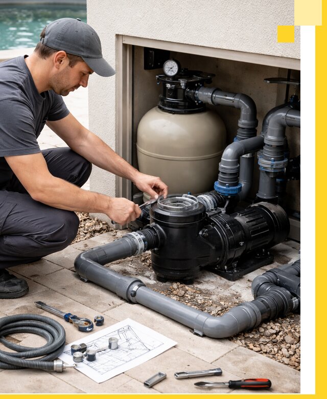 Поставка, монтаж и сервис насосов для бассейнов в Курске