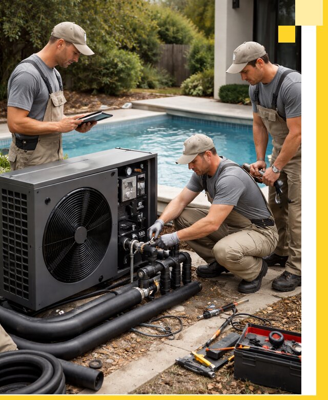 Проектирование и установка тепловых насосов для бассейнов в Курске