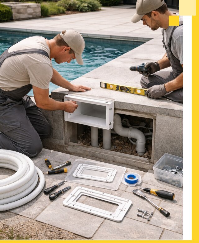 Поставка и установка скиммеров для бассейнов в Курске