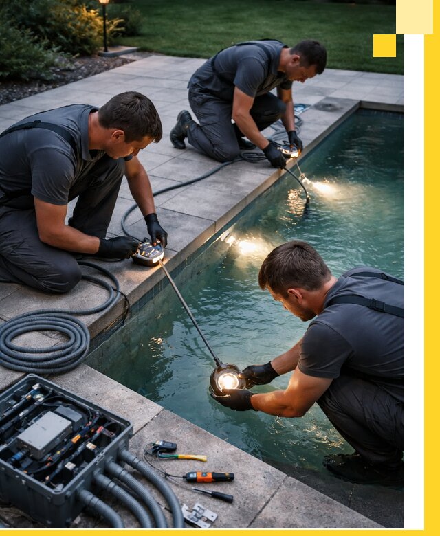 Профессиональное освещение бассейнов в Курске: дизайн и монтаж