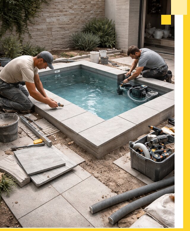 Мини бассейны под ключ в Курске, дизайн и установка