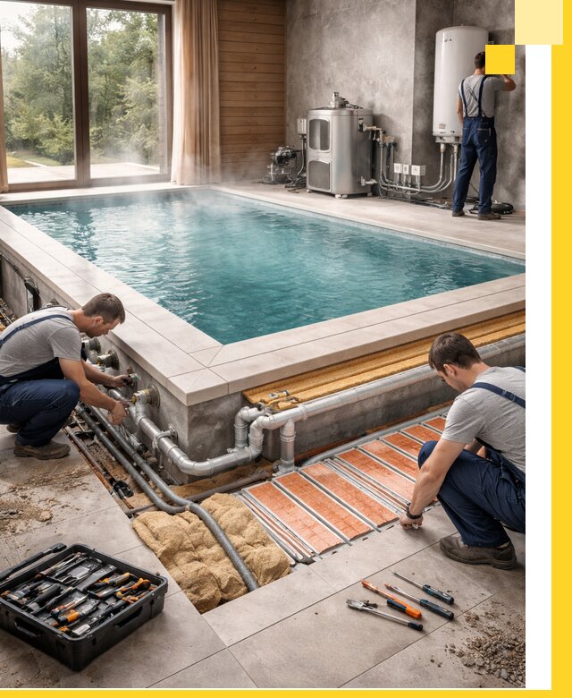 Проектирование и строительство тёплых бассейнов в Курске