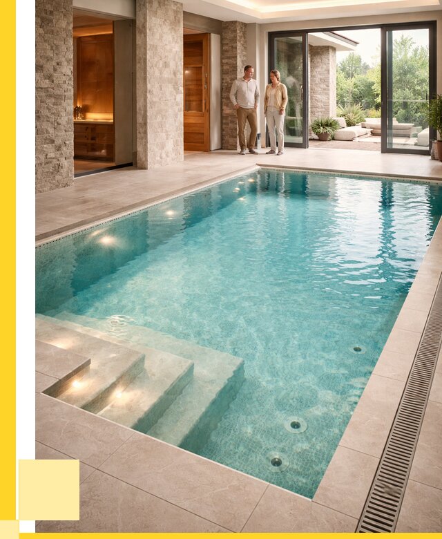 Бассейн во дворе в Курске: проект, отделка от 1250880 р. | ЭриданКус