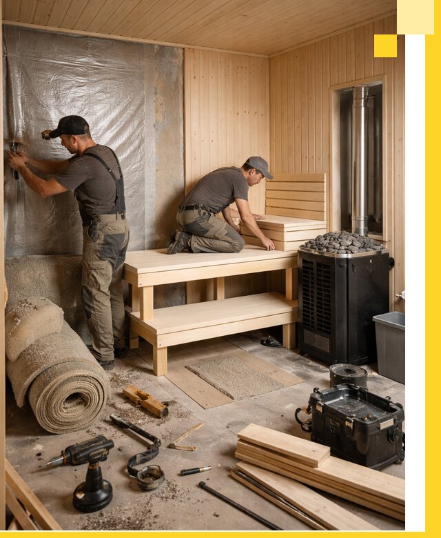 Проекты саун под ключ в Курске дизайн и строительство