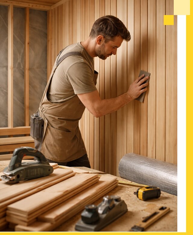 Профессиональная отделка саун и парных под ключ в Курске