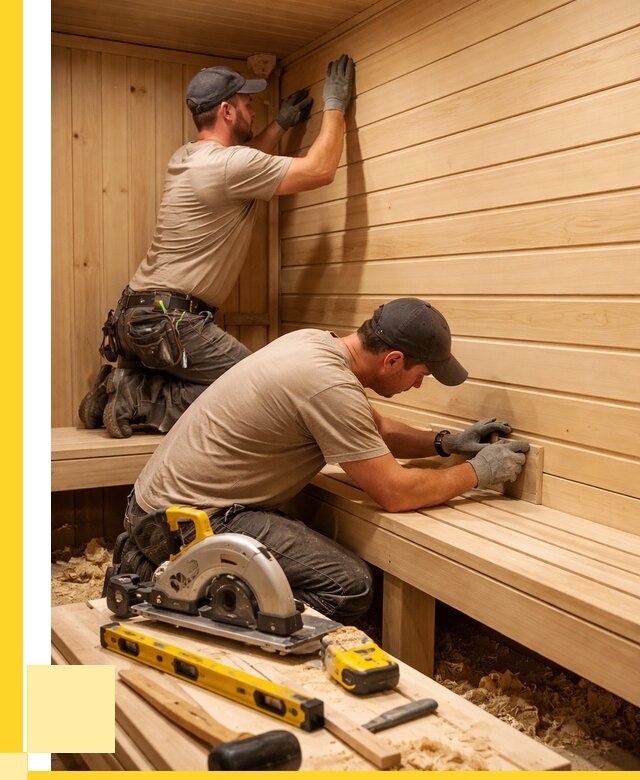 Обшивка саун вагонкой в Курске от 2606 р. | ЭриданКус