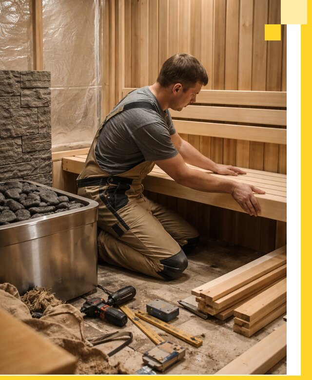 Сауны для дома под ключ с проектированием и монтажом в Курске