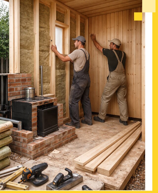 Строительство и установка дачных саун под ключ в Курске