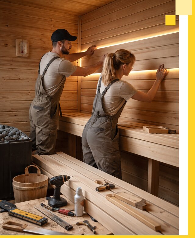 Дизайн саун и бань под ключ с индивидуальным проектом в Курске