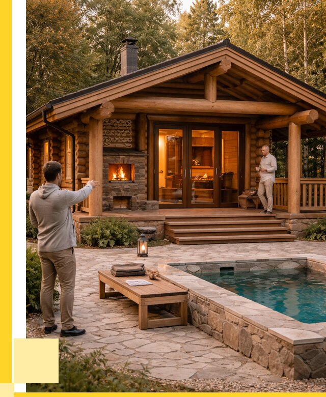 Проекты бань и хамам в Курске от 26060 р. | ЭриданКус