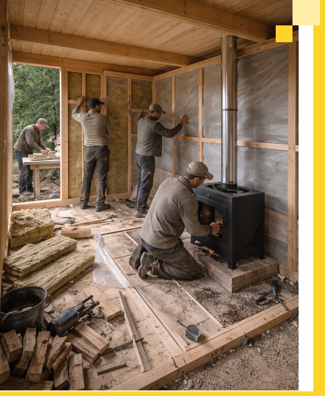 Профессиональный монтаж бань под ключ в Курске для дома