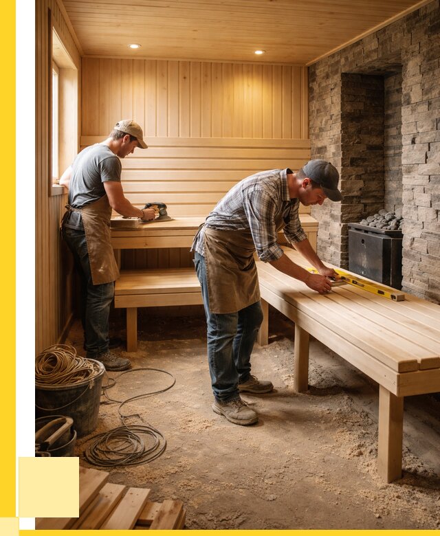 Отделка бани в Курске: внутренняя отделка от 3127 р. | ЭриданКус