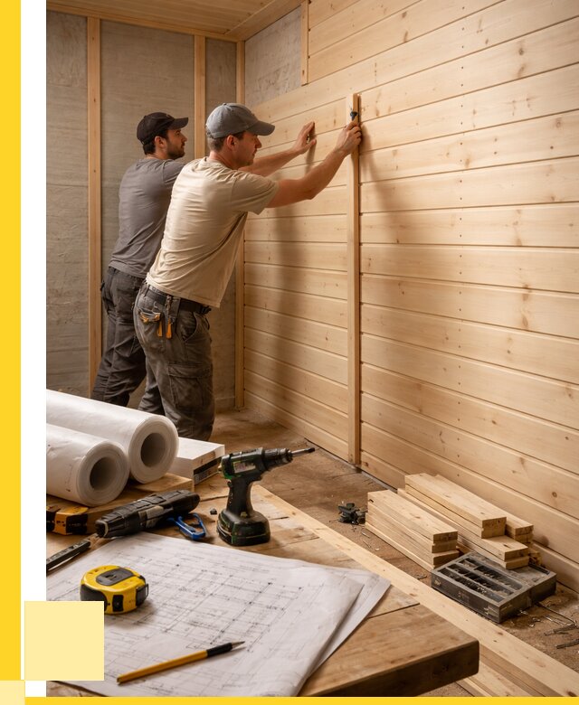 Обшивка бани вагонкой в Курске от 1251 р., ЭриданКус